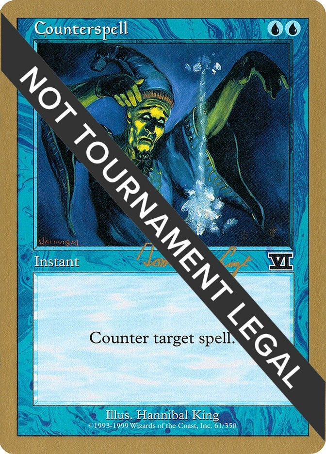 Image for Counterspell - 2000 Tom van de Logt (6ED) (World Championship Decks) - Magic: The Gathering