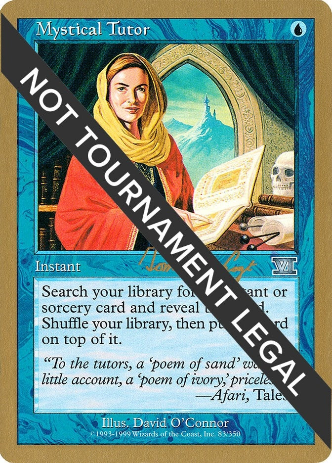 Image for Mystical Tutor - 2000 Tom van de Logt (6ED) (World Championship Decks) - Magic: The Gathering