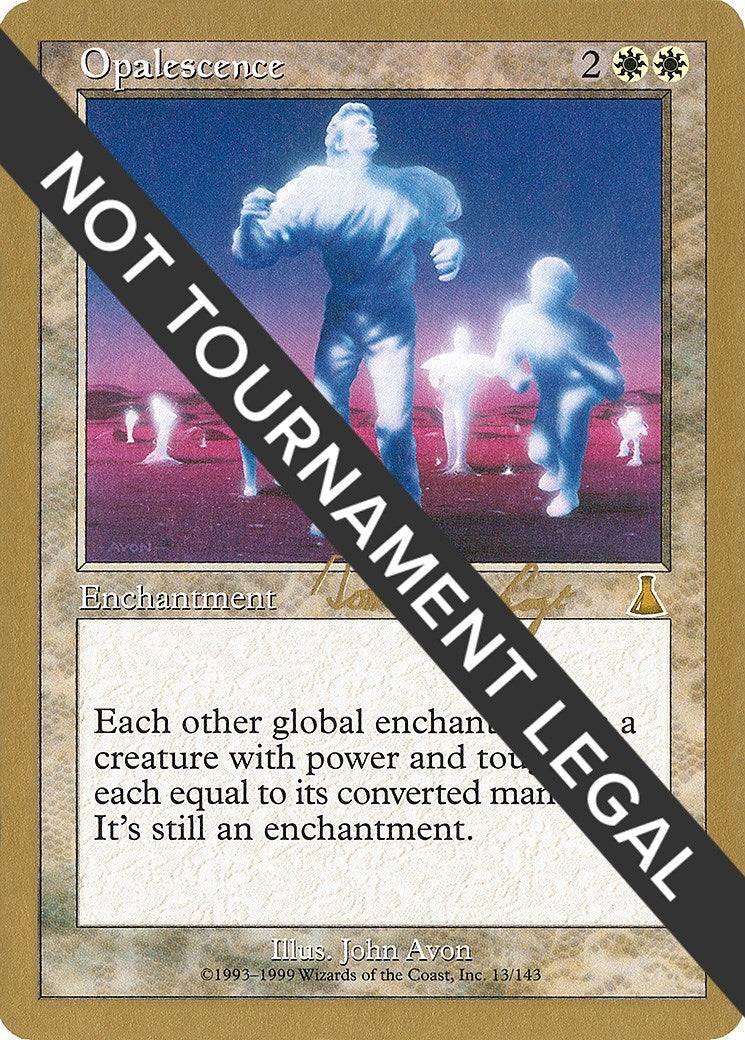 Image for Opalescence - 2000 Tom van de Logt (UDS) (World Championship Decks) - Magic: The Gathering