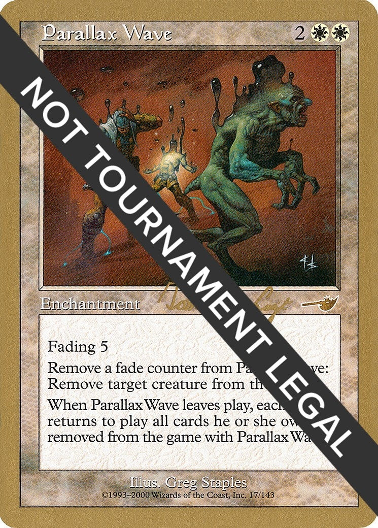 Image for Parallax Wave - 2000 Tom van de Logt (NMS) (World Championship Decks) - Magic: The Gathering