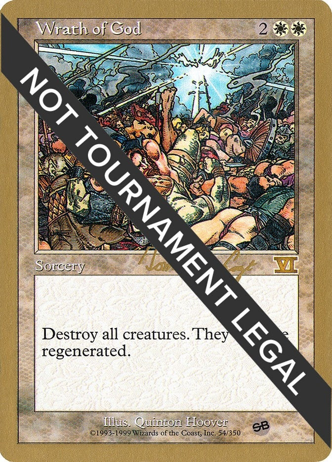 Image for Wrath of God - 2000 Tom van de Logt (6ED) (SB) (World Championship Decks) - Magic: The Gathering
