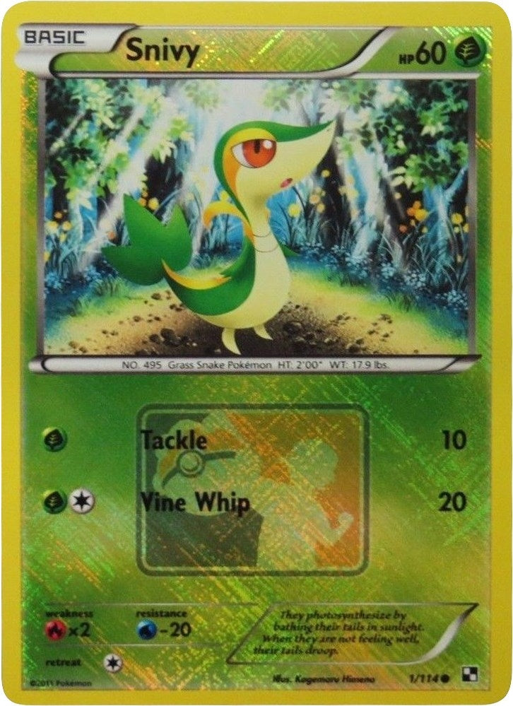 Image for Snivy - 1/114 (League Promo) (League & Championship Cards) (001/114) - Pokemon