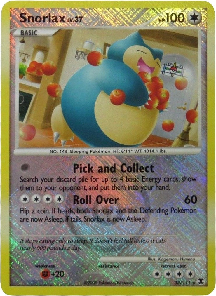 Image for Snorlax - 33/111 (League Promo) (League & Championship Cards) (033/111) - Pokemon