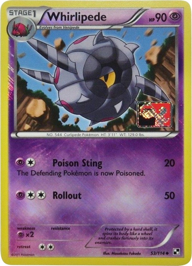 Image for Whirlipede - 53/114 (League Promo) (League & Championship Cards) (053/114) - Pokemon