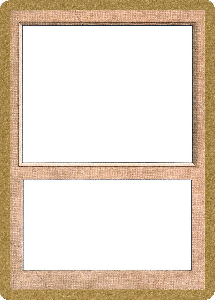 Image for 2001 World Championship Blank Card (World Championship Decks) - Magic: The Gathering