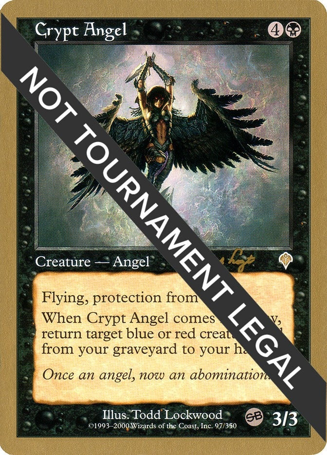 Image for Crypt Angel - 2001 Tom van de Logt (INV) (SB) (World Championship Decks) - Magic: The Gathering