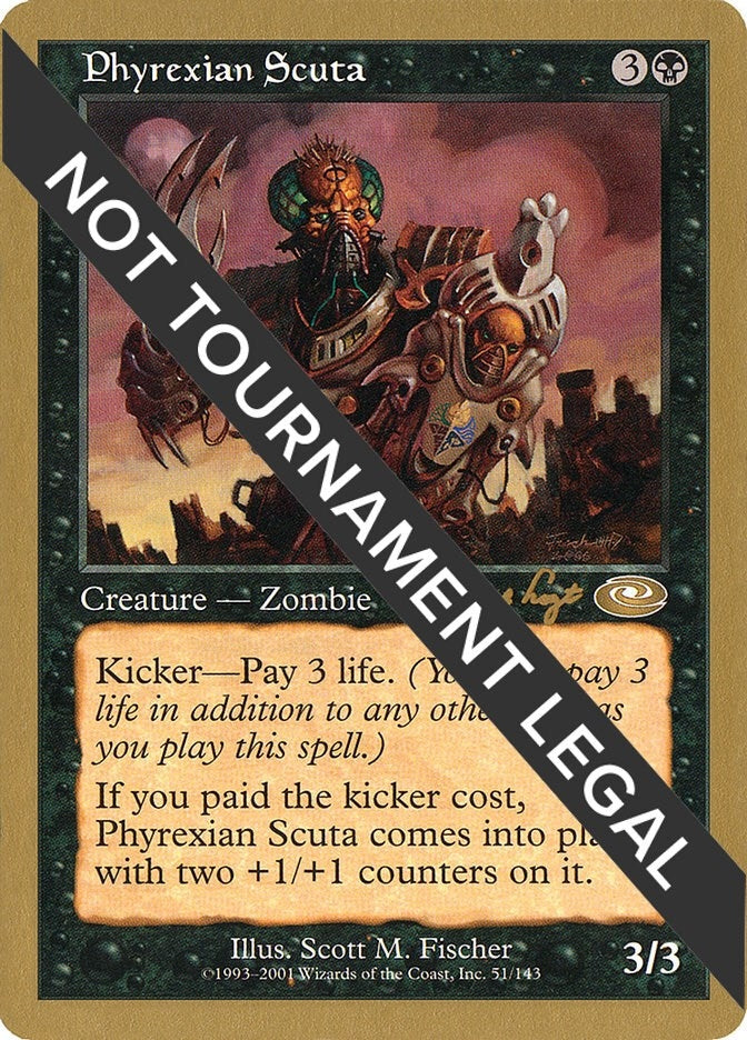 Image for Phyrexian Scuta - 2001 Tom van de Logt (PLS) (World Championship Decks) - Magic: The Gathering