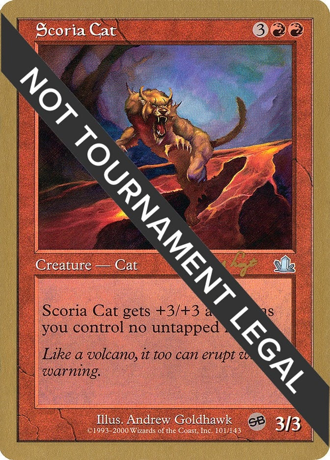 Image for Scoria Cat - 2001 Tom van de Logt (PCY) (SB) (World Championship Decks) - Magic: The Gathering