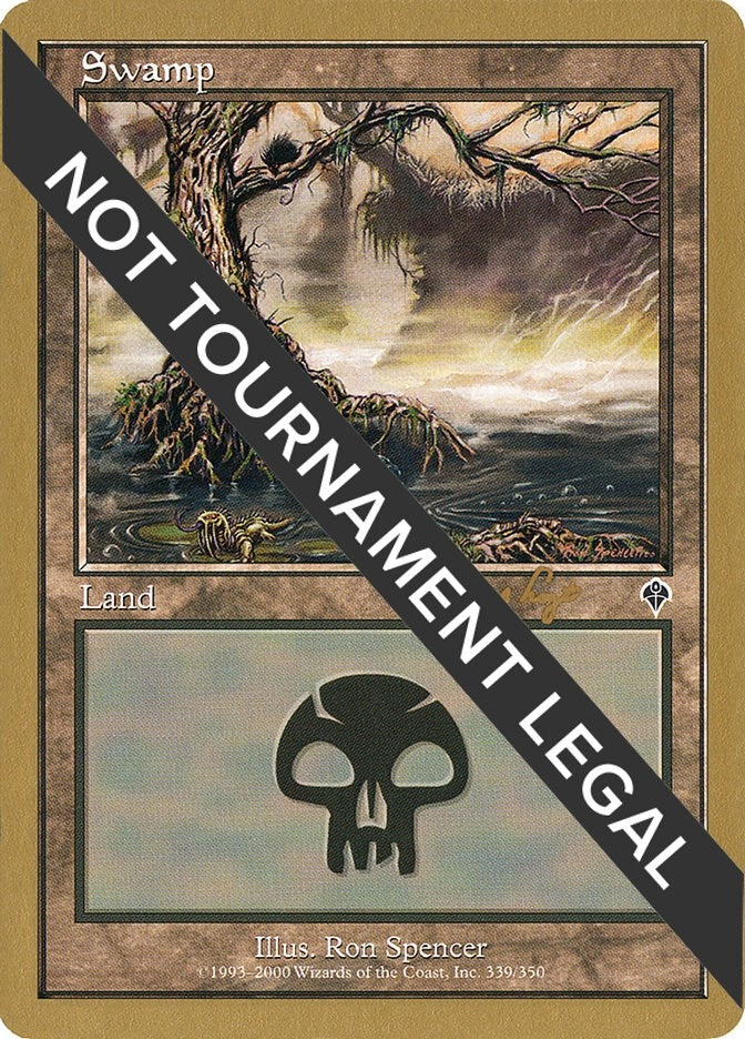 Image for Swamp (339) - 2001 Tom van de Logt (INV) (World Championship Decks) - Magic: The Gathering