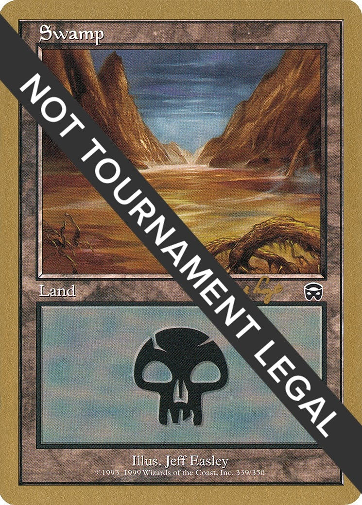 Image for Swamp (339) - 2001 Tom van de Logt (MMQ) (World Championship Decks) - Magic: The Gathering