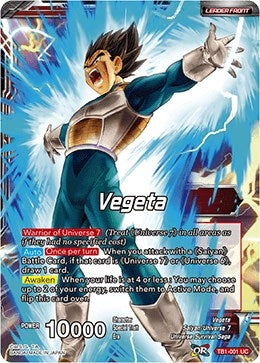 Image for Vegeta // Saiyan Bond Vegeta (Tournament of Power) (TB1-001) - Dragon Ball Super: Masters