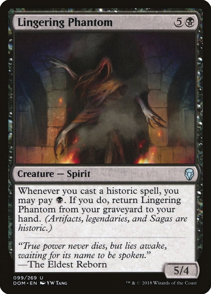 Image for Lingering Phantom (Dominaria) (99) - Magic: The Gathering