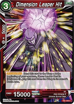 Image for Dimension Leaper Hit (Tournament of Power) (TB1-009) - Dragon Ball Super: Masters
