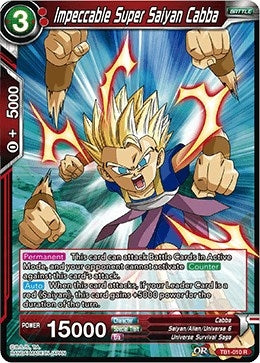 Image for Impeccable Super Saiyan Cabba (Tournament of Power) (TB1-010) - Dragon Ball Super: Masters