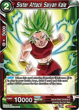 Image for Sister Attack Saiyan Kale (Tournament of Power) (TB1-016) - Dragon Ball Super: Masters