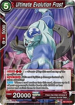 Image for Ultimate Evolution Frost (Tournament of Power) (TB1-018) - Dragon Ball Super: Masters