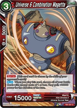 Image for Universe 6 Combination Magetta (Tournament of Power) (TB1-021) - Dragon Ball Super: Masters