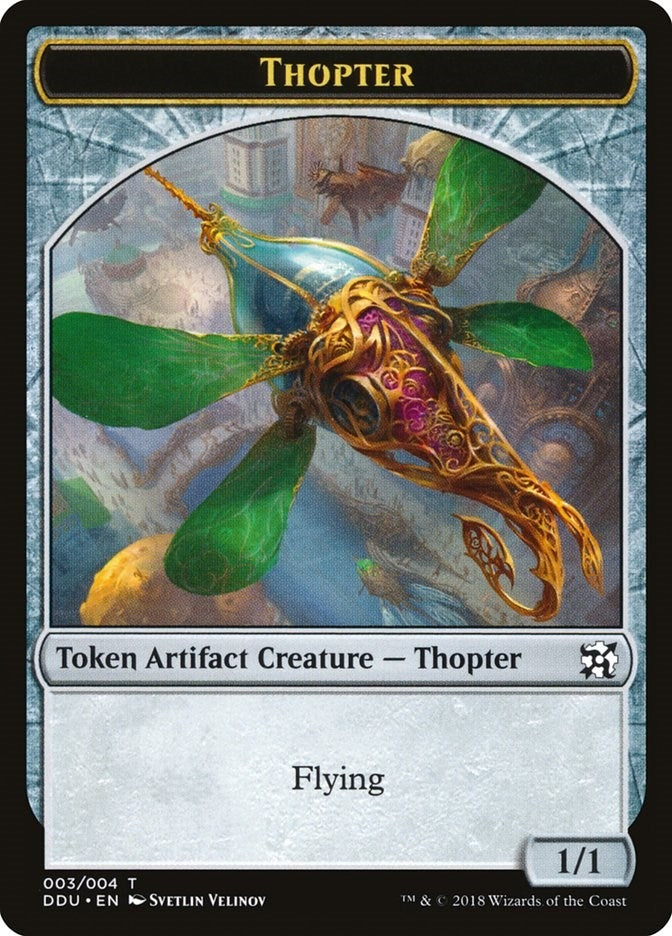 Image for Thopter Token (003) (Duel Decks: Elves vs. Inventors) (3) - Magic: The Gathering