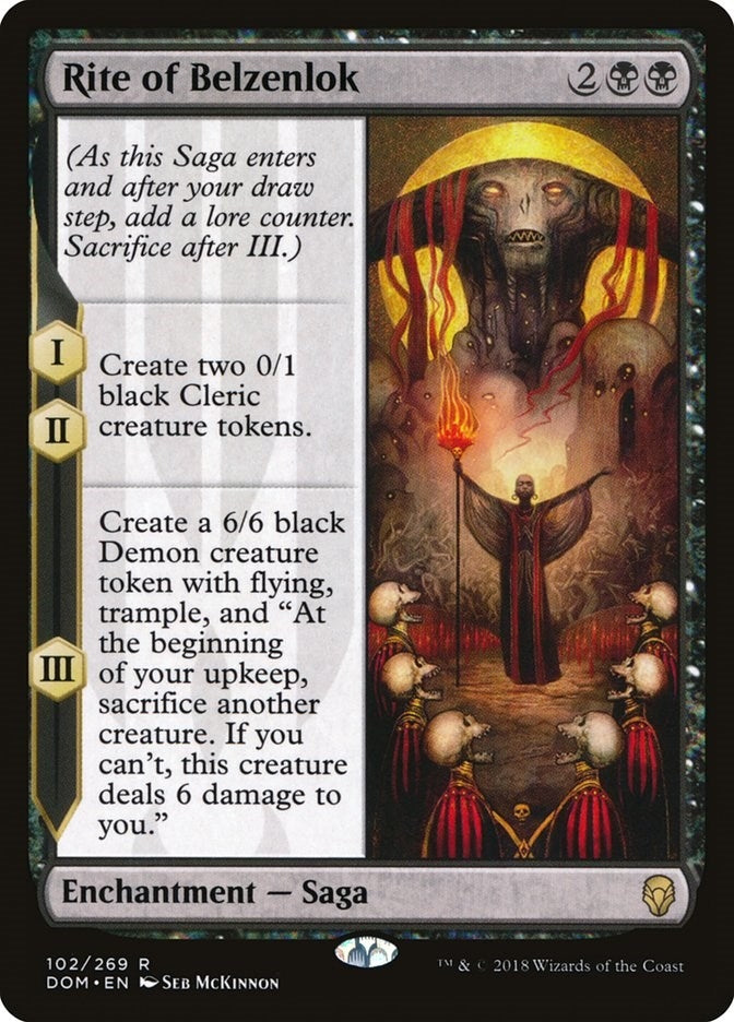 Image for Rite of Belzenlok (Dominaria) (102) - Magic: The Gathering