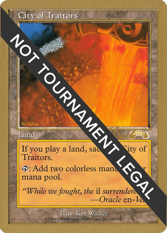 Image for City of Traitors - 1999 Kai Budde (EXO) (World Championship Decks) - Magic: The Gathering