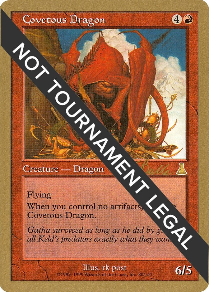 Image for Covetous Dragon - 1999 Kai Budde (UDS) (World Championship Decks) - Magic: The Gathering