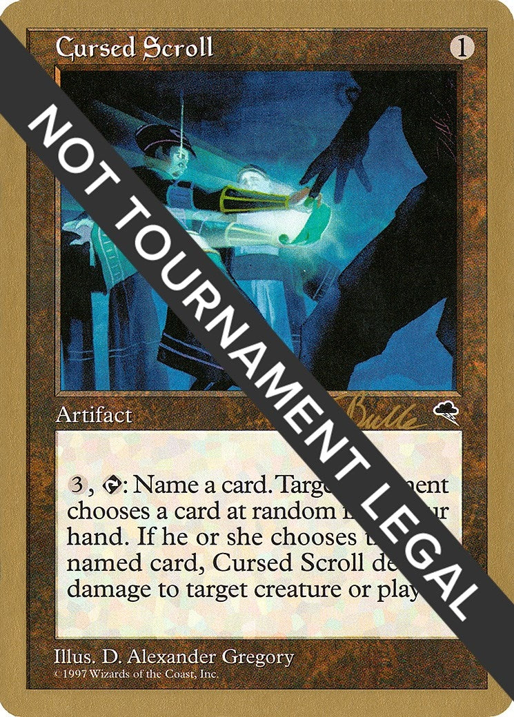 Image for Cursed Scroll - 1999 Kai Budde (TMP) (World Championship Decks) - Magic: The Gathering
