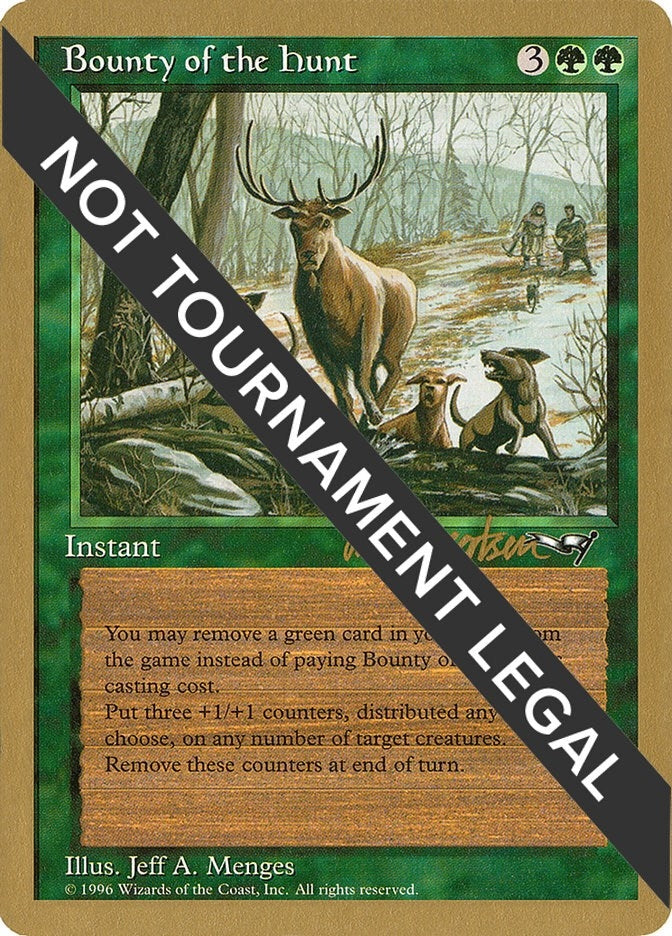 Image for Bounty of the Hunt - 1997 Svend Geertsen (ALL) (SB) (World Championship Decks) - Magic: The Gathering