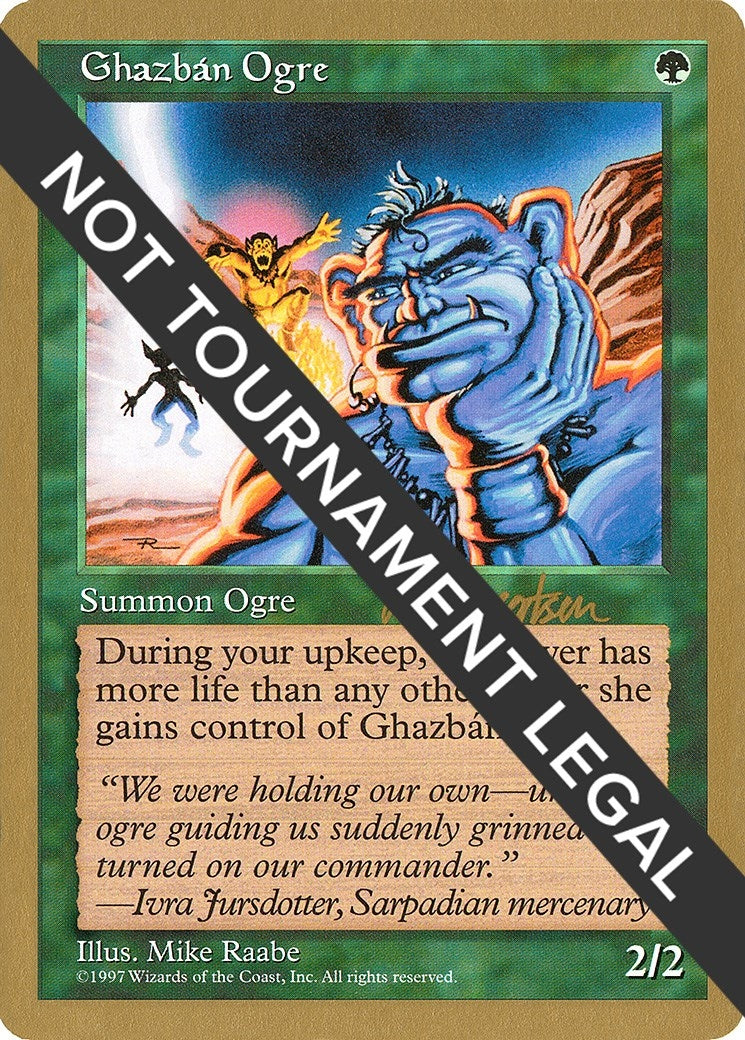 Image for Ghazban Ogre - 1997 Svend Geertsen (5ED) (World Championship Decks) - Magic: The Gathering