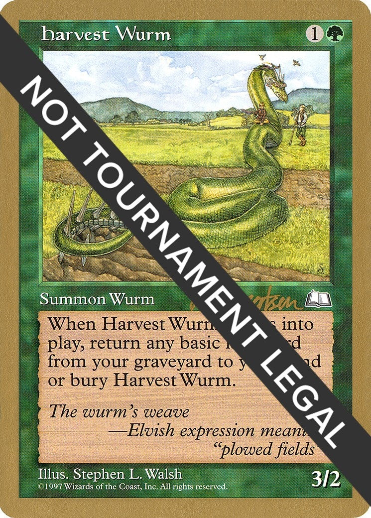 Image for Harvest Wurm - 1997 Svend Geertsen (WTH) (World Championship Decks) - Magic: The Gathering