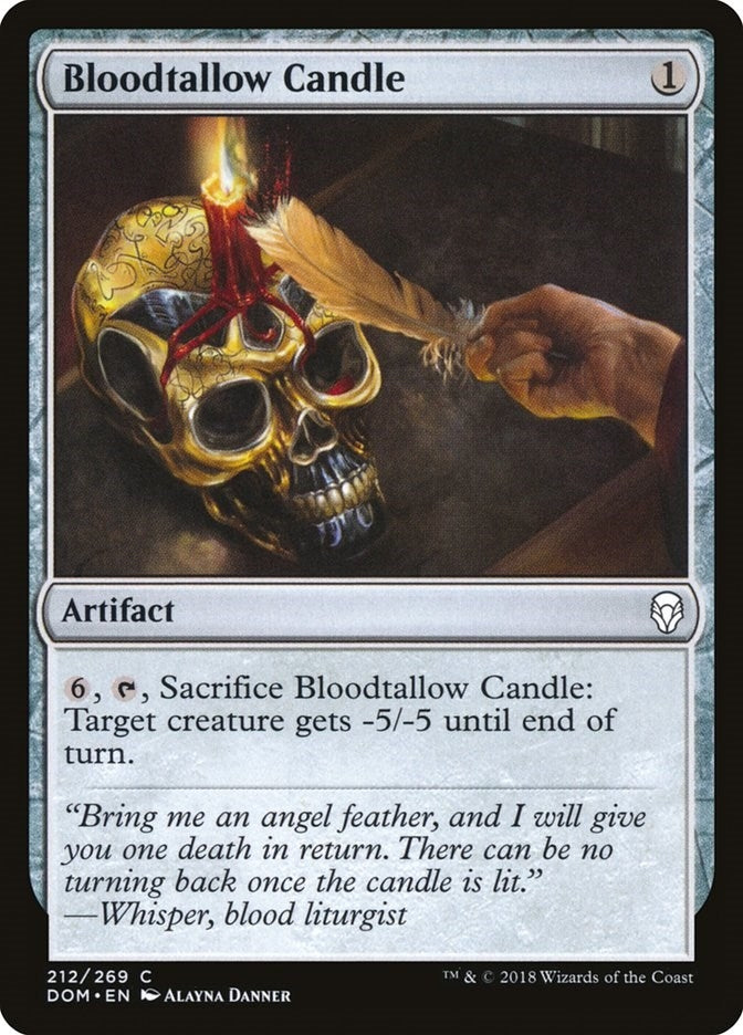 Image for Bloodtallow Candle (Dominaria) (212) - Magic: The Gathering