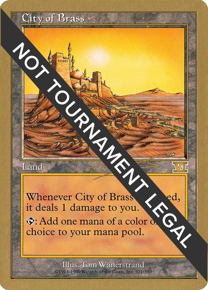 Image for City of Brass - 2000 Nicolas Labarre (6ED) (World Championship Decks) - Magic: The Gathering