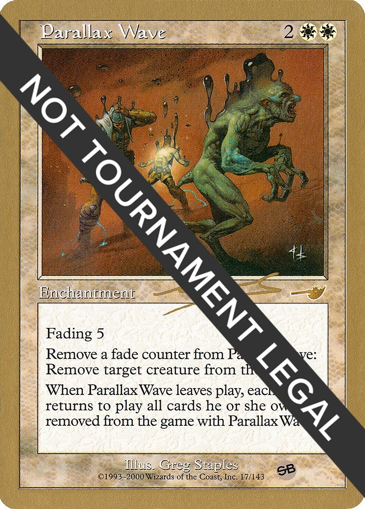 Image for Parallax Wave - 2000 Nicolas Labarre (NMS) (SB) (World Championship Decks) - Magic: The Gathering