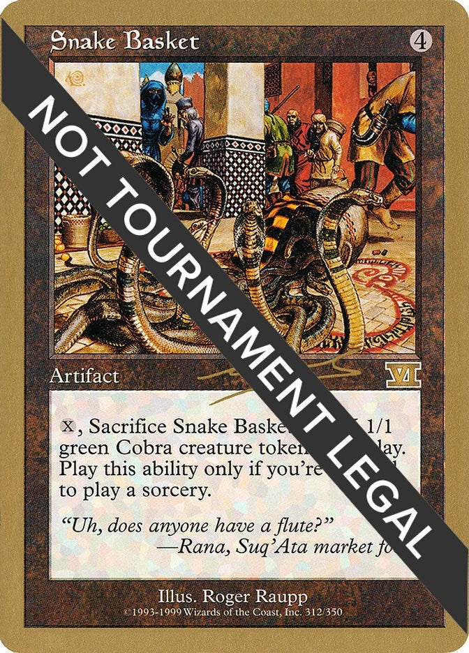 Image for Snake Basket - 2000 Nicolas Labarre (6ED) (World Championship Decks) - Magic: The Gathering