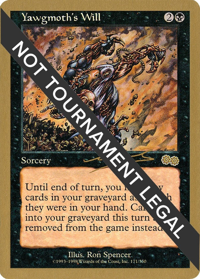 Image for Yawgmoth's Will - 2000 Nicolas Labarre (USG) (World Championship Decks) - Magic: The Gathering