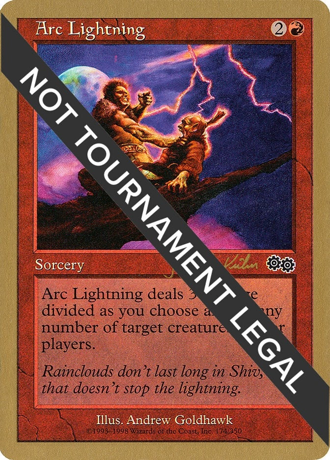 Image for Arc Lightning - 2000 Janosch Kuhn (USG) (World Championship Decks) - Magic: The Gathering