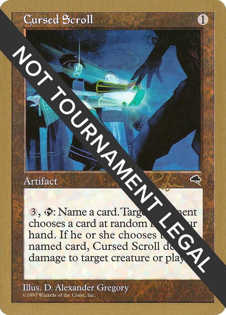 Image for Cursed Scroll - 1998 Ben Rubin (TMP) (World Championship Decks) - Magic: The Gathering