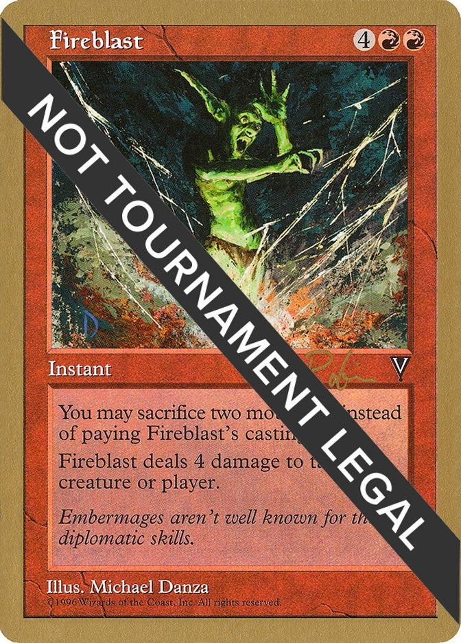 Image for Fireblast - 1998 Ben Rubin (VIS) (World Championship Decks) - Magic: The Gathering