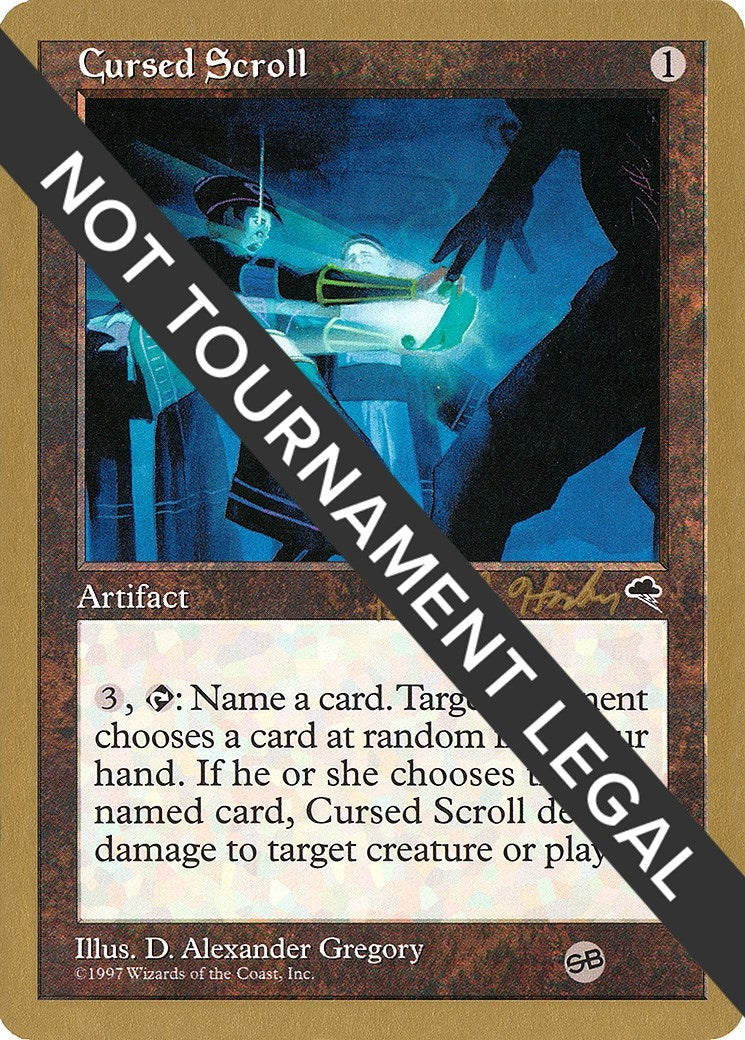 Image for Cursed Scroll - 1998 Brian Hacker (TMP) (SB) (World Championship Decks) - Magic: The Gathering