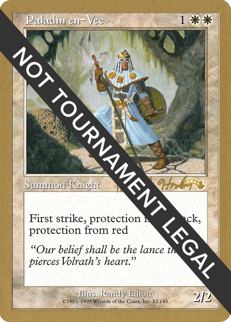 Image for Paladin en-Vec - 1998 Brian Hacker (EXO) (World Championship Decks) - Magic: The Gathering