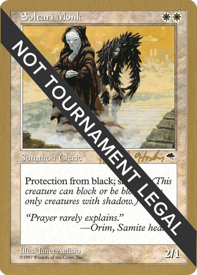 Image for Soltari Monk - 1998 Brian Hacker (TMP) (World Championship Decks) - Magic: The Gathering