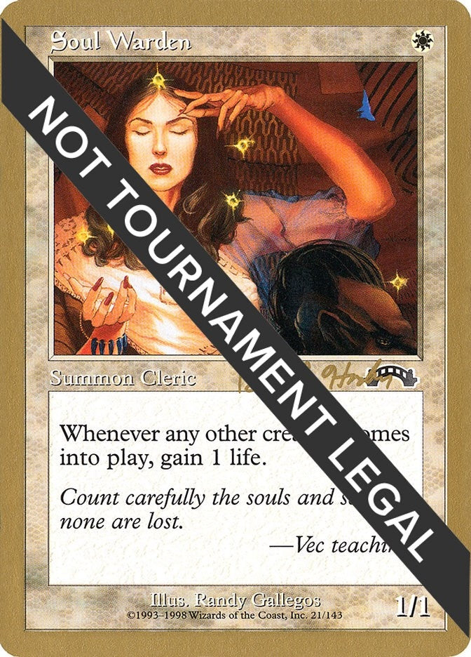 Image for Soul Warden - 1998 Brian Hacker (EXO) (World Championship Decks) - Magic: The Gathering