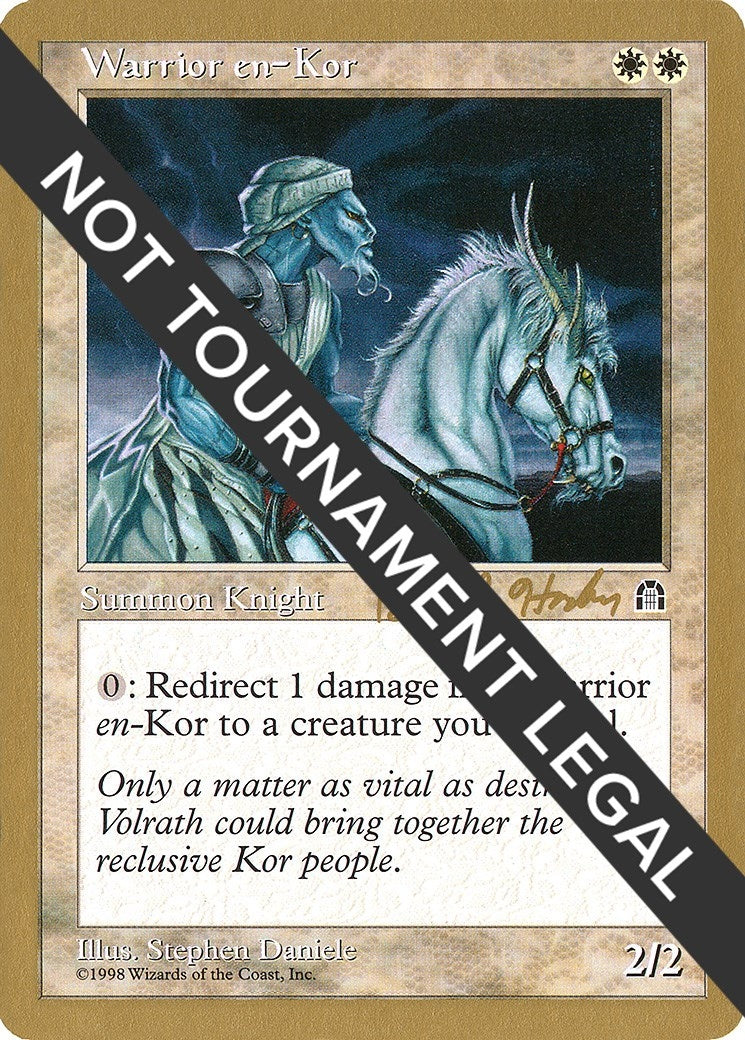 Image for Warrior en-Kor - 1998 Brian Hacker (STH) (World Championship Decks) - Magic: The Gathering