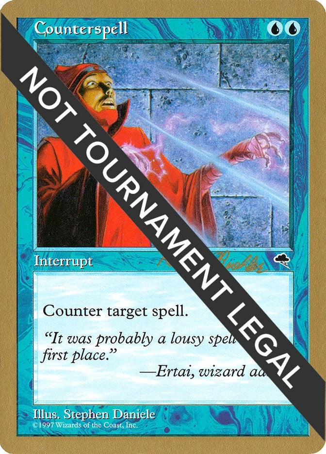 Image for Counterspell - 1998 Randy Buehler (TMP) (World Championship Decks) - Magic: The Gathering