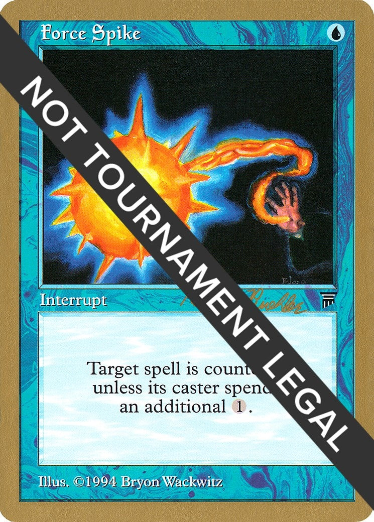 Image for Force Spike - 1998 Randy Buehler (LEG) (World Championship Decks) - Magic: The Gathering