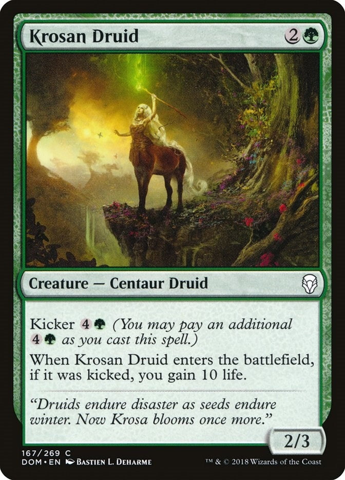 Image for Krosan Druid (Dominaria) (167) - Magic: The Gathering