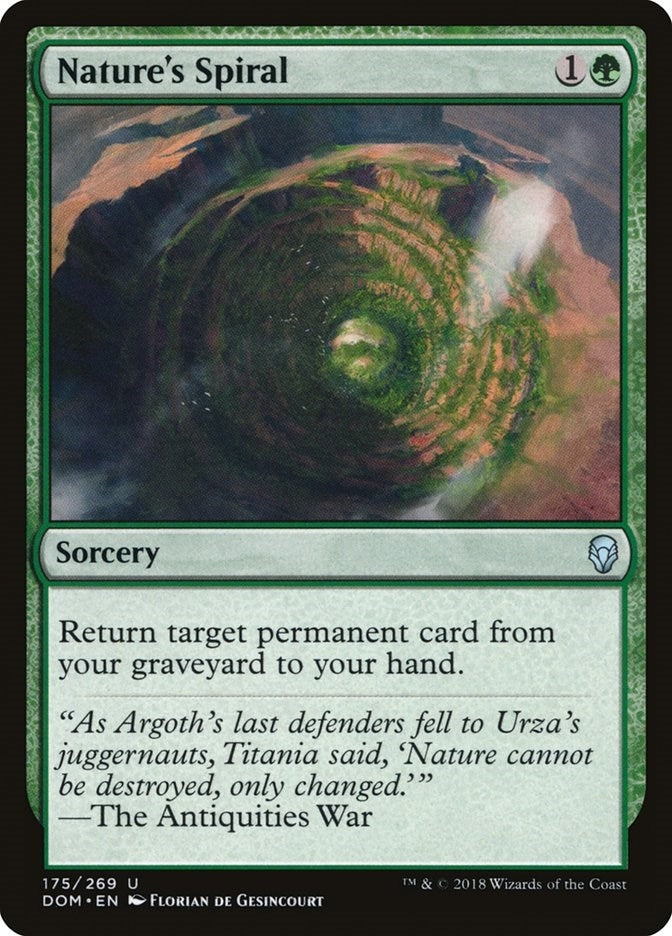 Image for Nature's Spiral (Dominaria) (175) - Magic: The Gathering