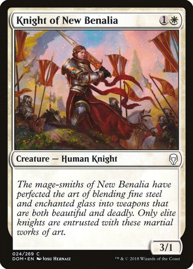 Image for Knight of New Benalia (Dominaria) (24) - Magic: The Gathering