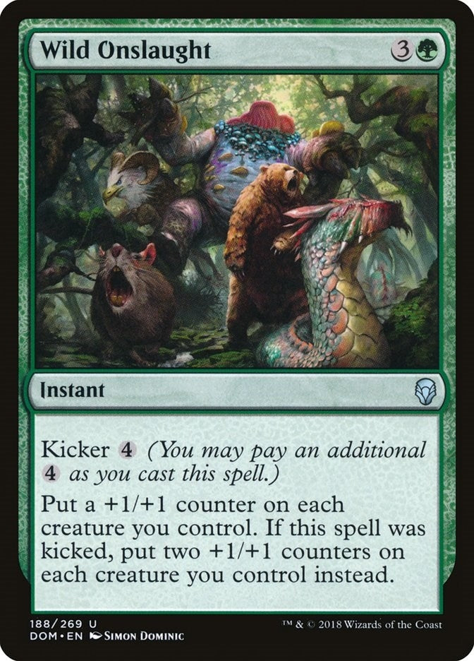 Image for Wild Onslaught (Dominaria) (188) - Magic: The Gathering