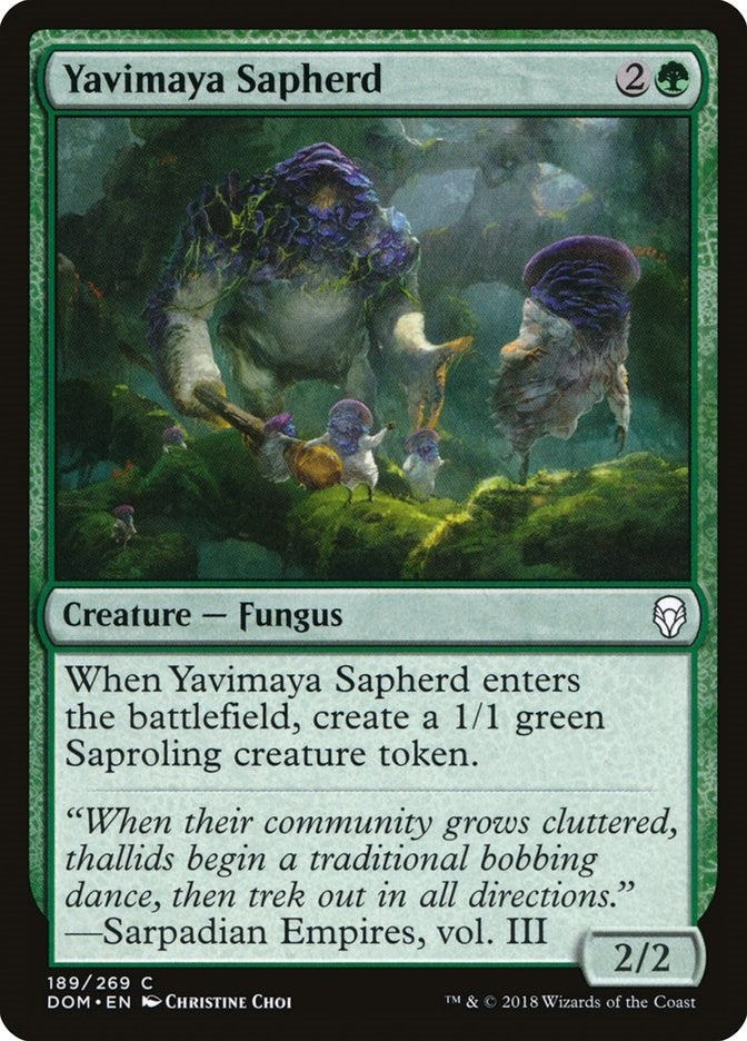 Image for Yavimaya Sapherd (Dominaria) (189) - Magic: The Gathering