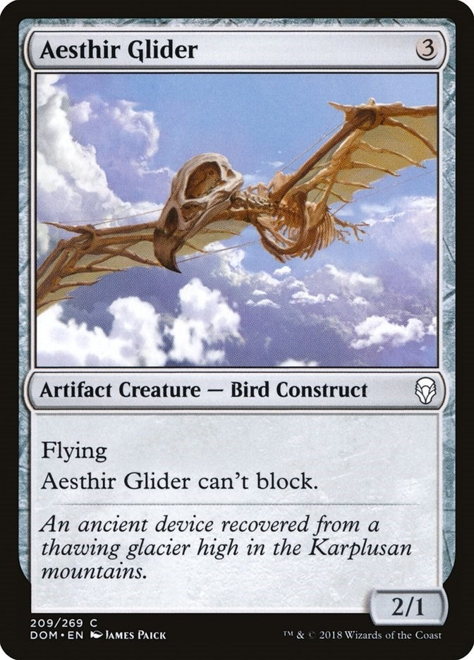 Image for Aesthir Glider (Dominaria) (209) - Magic: The Gathering
